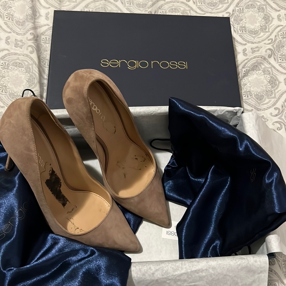 Sergio Rossi Scarpe Donna Pump Nude/Dusty Pink